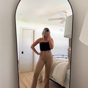 Elegant Tan Women's Pants